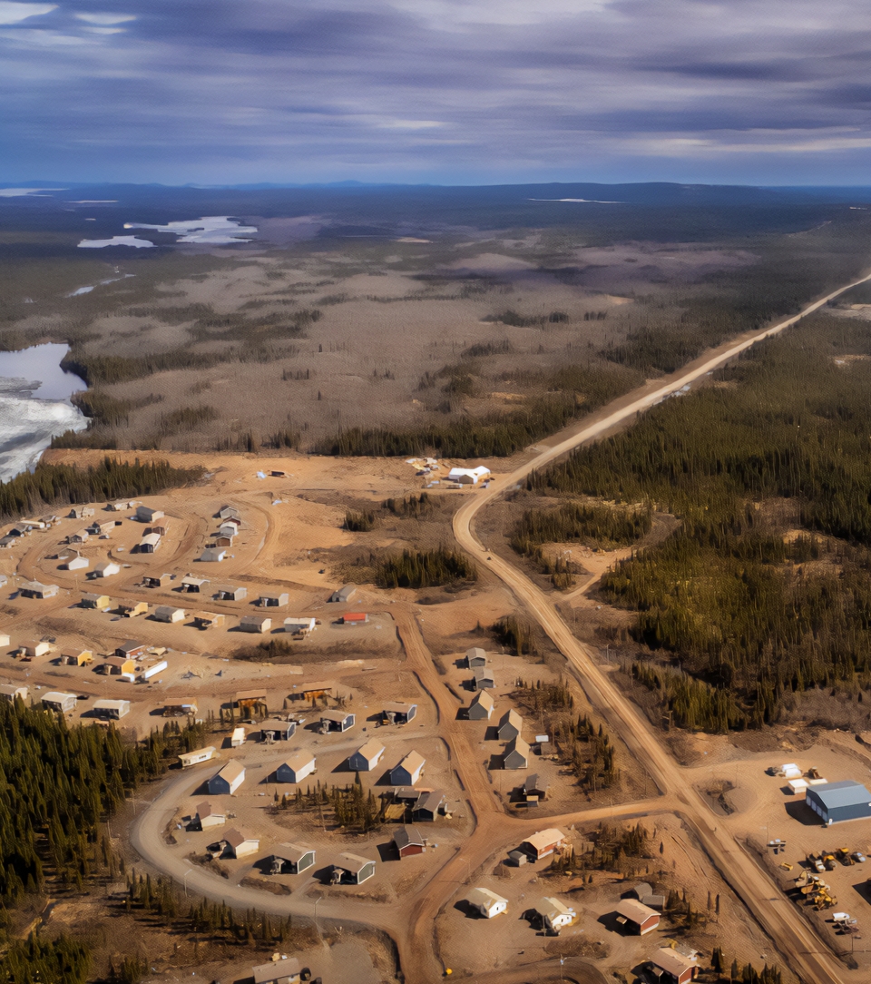 Naskapi photo aérienne